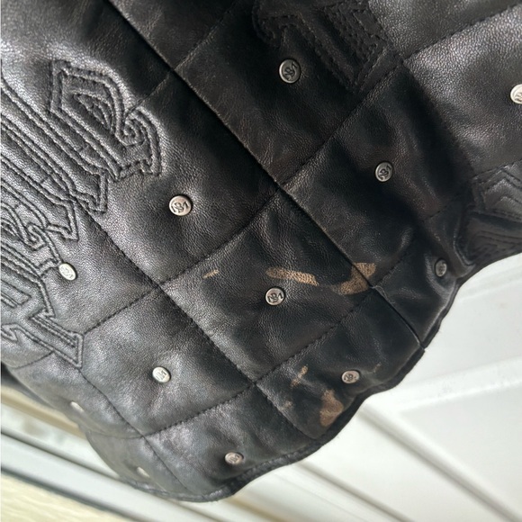 Vintage Woman’s Marc Buchanan Pelle Pelle Leather Jacket size 6 - Picture 3 of 12